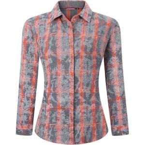 imageAlex Vando Womens Flannel Shirt Regular Long Sleeve Button Down Flannel Shirts for WomenRhinestone OrangeGrey