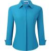 Hidden Placket Turquoise