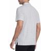 image:imageAlex Vando Mens Check Print Golf Shirt Cooling Stretch Short Sleeve Shirt for Golf Work amp CasualBlack Dots Check