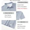image:imageAlex Vando Mens Check Print Golf Shirt Cooling Stretch Short Sleeve Shirt for Golf Work amp CasualBlue Grey Check
