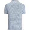 image:imageAlex Vando Mens Check Print Golf Shirt Cooling Stretch Short Sleeve Shirt for Golf Work amp CasualBlue Grey Check