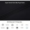 image:imageAlex Vando Mens Dress Shirts Regular Fit Long Sleeve Stretch Business Dress Shirts for MenKnit Black