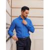 image:imageAlex Vando Mens Dress Shirts Regular Fit Long Sleeve Stretch Business Dress Shirts for MenKnit Royal