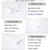 image:imageAlex Vando Mens Dress Shirts Regular Fit Long Sleeve Stretch Business Dress Shirts for MenKnit White