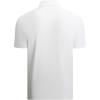 image:imageAlex Vando Mens Golf Polo Shirt Lightweight Textured 4Way Stretch Performance Polo with Mesh SideWhite