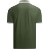 image:imageAlex Vando Mens Golf Polo Shirt Short Sleeve  Performance Stretch Nylon Pique Polo Shirts for Golf Sports amp Casual WearArmy