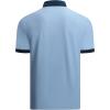 image:imageAlex Vando Mens Golf Polo Shirt Short Sleeve  Performance Stretch Nylon Pique Polo Shirts for Golf Sports amp Casual WearBlue