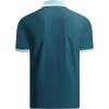 image:imageAlex Vando Mens Golf Polo Shirt Short Sleeve  Performance Stretch Nylon Pique Polo Shirts for Golf Sports amp Casual WearTeal