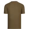 image:imageAlex Vando Mens Golf Shirt Quick Dry Stretch Performance Zip Short Sleeve Polo ShirtCoffee