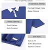 image:imageAlex Vando Mens Golf Shirt Quick Dry Stretch Performance Zip Short Sleeve Polo ShirtRoyal
