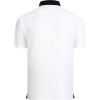 image:imageAlex Vando Mens Golf Shirt Quick Dry Stretch Performance Zip Short Sleeve Polo ShirtWhite