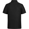 image:imageAlex Vando Mens Jacquard Knit Button Down Shirts Breathable Stretch Business Casual Short Sleeve ShirtBlack