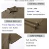 image:imageAlex Vando Mens Jacquard Knit Button Down Shirts Breathable Stretch Business Casual Short Sleeve ShirtCoffee