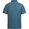 image:imageAlex Vando Mens Jacquard Knit Button Down Shirts Breathable Stretch Business Casual Short Sleeve ShirtTeal