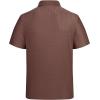 image:imageAlex Vando Mens Jacquard Knit Button Down Shirts Breathable Stretch Business Casual Short Sleeve ShirtWine