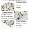 image:imageAlex Vando Mens Lace Shirt Short Sleeve SeeThrough Pattern Summer Beach Button Down ShirtBeige Black Flower
