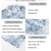 image:imageAlex Vando Mens Lace Shirt Short Sleeve SeeThrough Pattern Summer Beach Button Down ShirtBlue Dye