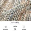 image:imageAlex Vando Mens Lace Shirt Short Sleeve SeeThrough Pattern Summer Beach Button Down ShirtBrown Line