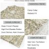 image:imageAlex Vando Mens Lace Shirt Short Sleeve SeeThrough Pattern Summer Beach Button Down ShirtKhaki Diamond