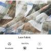 image:imageAlex Vando Mens Lace Shirt Short Sleeve SeeThrough Pattern Summer Beach Button Down ShirtMulti Geometry