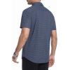 image:imageAlex Vando Mens Print Button Down Shirts Short Sleeve Business Casual Dress ShirtNavy Flower
