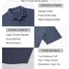 image:imageAlex Vando Mens Print Button Down Shirts Short Sleeve Business Casual Dress ShirtNavy Flower