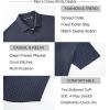 image:imageAlex Vando Mens Print Button Down Shirts Short Sleeve Business Casual Dress ShirtNavy Sail