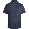 image:imageAlex Vando Mens Print Button Down Shirts Short Sleeve Business Casual Dress ShirtNavy Sail