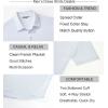 image:imageAlex Vando Mens Print Button Down Shirts Short Sleeve Business Casual Dress ShirtWhite Circle
