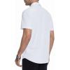 image:imageAlex Vando Mens Print Button Down Shirts Short Sleeve Business Casual Dress ShirtWhite Circle