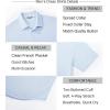 image:imageAlex Vando Mens Print Button Down Shirts Short Sleeve Business Casual Dress ShirtWhite Clover