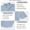 image:imageAlex Vando Mens Print Button Down Shirts Short Sleeve Business Casual Dress ShirtWhite Flower