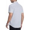 image:imageAlex Vando Mens Print Button Down Shirts Short Sleeve Business Casual Dress ShirtWhite U