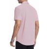 image:imageAlex Vando Mens Print Button Down Shirts Short Sleeve Business Casual Dress ShirtWine Diamond