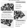 image:imageAlex Vando Mens Seersucker Print Button Down Short Sleeve Summer Beach ShirtsBlack Leaf