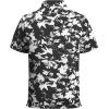 image:imageAlex Vando Mens Seersucker Print Button Down Short Sleeve Summer Beach ShirtsBlack Leaf