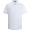 image:imageAlex Vando Mens Print Button Down Shirts Short Sleeve Business Casual Dress ShirtWhite Circle