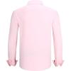 image:imageAlex Vando Mens Cotton Stretch Dress Shirt Regular Fit Fashion Paisley Contrast Button Down ShirtsPink