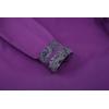 image:imageAlex Vando Mens Cotton Stretch Dress Shirt Regular Fit Fashion Paisley Contrast Button Down ShirtsPurple