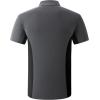image:imageAlex Vando Mens Golf Polo Shirt Athletic Zip Up Short Sleeve Quick Dry Performance ShirtCharcoal