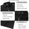 image:imageAlex Vando Mens Golf Shirts Moisture Wicking QuickDry Short Sleeve Performance Dry Fit Active Men Polo ShirtsBlack