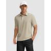 image:imageAlex Vando Mens Golf Shirts Moisture Wicking QuickDry Short Sleeve Performance Dry Fit Active Men Polo ShirtsKhaki