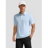 image:imageAlex Vando Mens Golf Shirts Moisture Wicking QuickDry Short Sleeve Performance Dry Fit Active Men Polo ShirtsLtblue