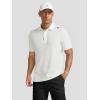 image:imageAlex Vando Mens Golf Shirts Moisture Wicking QuickDry Short Sleeve Performance Dry Fit Active Men Polo ShirtsWhite