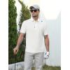 image:imageAlex Vando Mens Golf Shirts Moisture Wicking QuickDry Short Sleeve Performance Dry Fit Active Men Polo ShirtsWhite