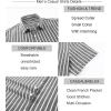 image:imageAlex Vando Mens Linen Short Sleeve Casual Button Down Shirt for Men Beach Wedding ShirtsBlack
