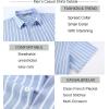 image:imageAlex Vando Mens Linen Short Sleeve Casual Button Down Shirt for Men Beach Wedding ShirtsBlue