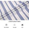 image:imageAlex Vando Mens Linen Short Sleeve Casual Button Down Shirt for Men Beach Wedding ShirtsBlueyellow
