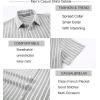 image:imageAlex Vando Mens Linen Short Sleeve Casual Button Down Shirt for Men Beach Wedding ShirtsGrey
