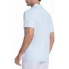 image:imageAlex Vando Mens Printed Golf Shirt Cooling Performance Short Sleeve Stretch Dress Polo Shirts MenBlue Grid